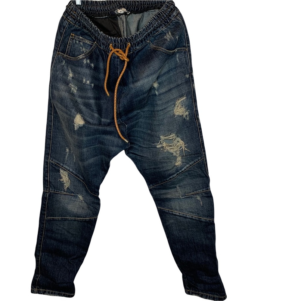 Pierre Balmain Drawstring Oversized Distressed - image 8